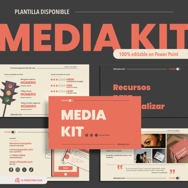 Plantilla de media kit